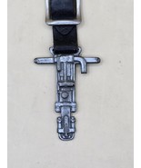 Vintage Denver Colo Gardner-Denver Co Sinker Drill Brass &amp; Leather Watch... - $29.01 CAD