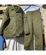 Vintage EAST GERMAN Army Officers Camo RAIN DROP Uniform Jacket &amp; Pants ... - £99.81 GBP