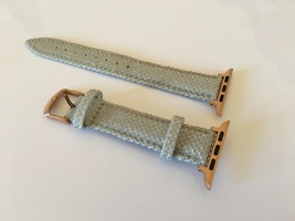 For 42 44 45 Apple Watch Strap 18mm Ladies Diamond Apple Silver Watch Strap - £27.46 GBP