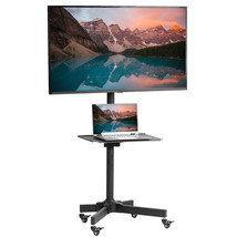 Vivo Mobile Tv Cart For 13" To 60" Lcd Led Plasma Flat Panel | Stand With Wheels - £90.38 GBP