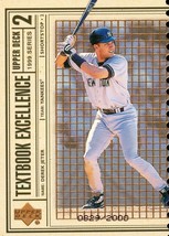 1999 Upper Deck Textbook Excellence Doubles Derek Jeter 17 Yankees 0829/2000 - $10.00