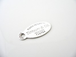 Tiffany &amp; Co Return to Oval Dog Tag Charm 4 Necklace Bracelet Gift Love ... - $118.00