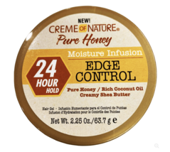 Creme Of Nature Moisture Infusion Edge Control Anti Frizz Shine 24-Hr Control - £10.19 GBP
