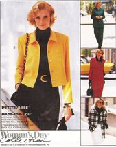 1996 Misses Career Office Top Jacket Pull-On Pants Sew Patterns 8-12 - £9.94 GBP