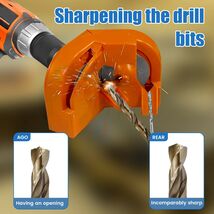 Multipurpose Drill Bit Sharpener Blade Sharpening Tool Set w/ 2x Grindin... - $24.99