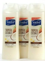 (3 Bottles) Suave Essentials Tropical Coconut Moisturizing Body Wash 15 Oz - $27.71