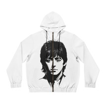 Personalized Paul McCartney Full-Zip All Over Print Hoodie for Men - Stylish and - £44.54 GBP