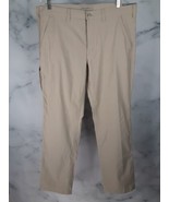 Eddie Bauer Travex Pants Nylon Hiking straight Leg Beige Khaki Mens 38/34 - $33.34 CAD