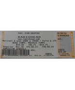 Radiohead 2008 Tour Full Ticket Stub Montreal Jean Drapeau Park Vintage NM  - $14.77