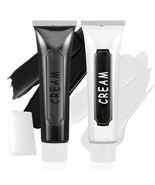 Black White Oil-Based Face Paint Kit with Brushes - Professional Halloween - $60.27 MXN Black White Oil-Based Face Paint Kit with Brushes - Professional Halloween - $60.27 MXN