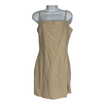 Nasty Gal Women&#39;s Linen Look Square Neck Mini Dress Size 8 - £22.16 GBP