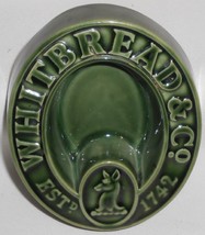 Whitbread &amp; Co - England CERAMIC PUB ASHTRAY Green Color - £23.21 GBP