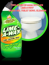 2 bottle LIME-A-WAY Toilet Bowl Cleaner Remove Lime Calcium Rust Lime Away 39705 - £22.19 GBP
