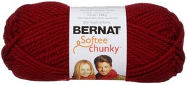 Spinrite Bernat Softee Chunky Yarn-Wine - £13.85 GBP