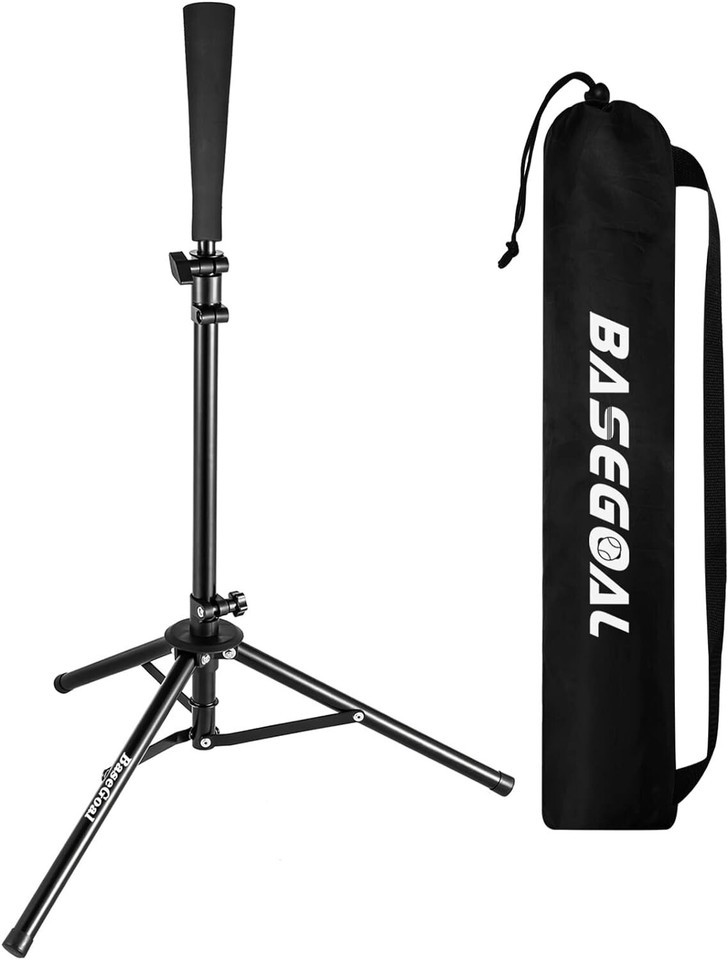 Portable Baseball Tee & Tripod Stand - Height Adjustable for Batting Practice Item image 3