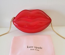 Kate Spade KF514 Other MWAH 3D Lip Crossbody Handbag Candied Cherry Pate... - $157.00