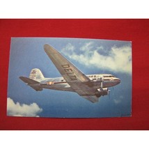 Vintage Douglas DC-3 Delta Airlines Plane Postcard #107 - £15.56 GBP