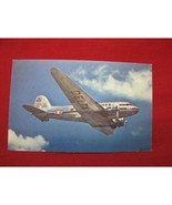 Vintage Douglas DC-3 Delta Airlines Plane Postcard #107 - £15.57 GBP