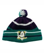 Mighty Ducks Beanie Hat NHL Hockey Vintage 90s Logo 7 Disney - $501.62 MXN