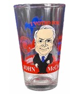 Flying Saucer “I VOTED FOR McCAIN”  Pint Beer Glass 2008 Presidential El... - £7.79 GBP