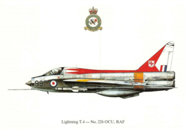 Squadron Prints Postcards Lighting T 4 Raf Military Aircraft Bomber Airplane C - £3.94 GBP