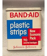 Vintage BAND-AID Plastic Strips EMPTY Tin 3.5&quot; X 4&quot;  *Pre-Owned/Nice* BT3 - €13,78 EUR