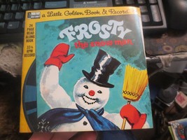 Frosty the Snowman 45 RPM Book with Record Little Golden Book - £8.17 GBP