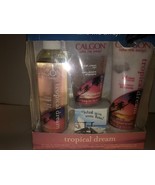 NOS Calgon Take Me Away! Tropical Dream Gift Set-Lotion/BodyWash/Mist/Po... - £7.93 GBP