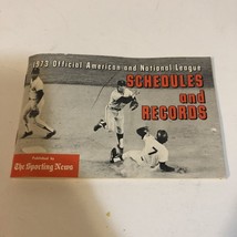 Official American and National League Schedules and Records 1973 Basebal... - £12.50 GBP