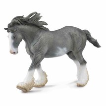 CollectA Clydesdale Stallion Black Sabino Roan Horse Figure 88620 NEW IN... - £23.69 GBP