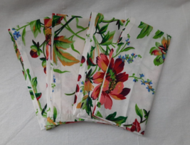 Set of 4 April Cornell Cottage Floral Cloth Napkins ~ NWOT - $39.55