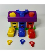 Park and Sort Garage Learning Toy Shapes Colors Keys Blue-Box - £21.17 GBP