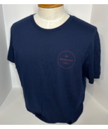Quiksilver Boardriding Co T-Shirt Blue Beach Surf Skate Short Sleeve Men... - $25.55 CAD