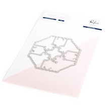 Pinkfresh Studio Die-Floral Octagon Frame - $17.98
