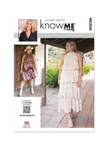 Know M by MIMI G Sewing Pattern ME2046 Misses Knit Dress Pants Size 8-16 - £15.29 GBP