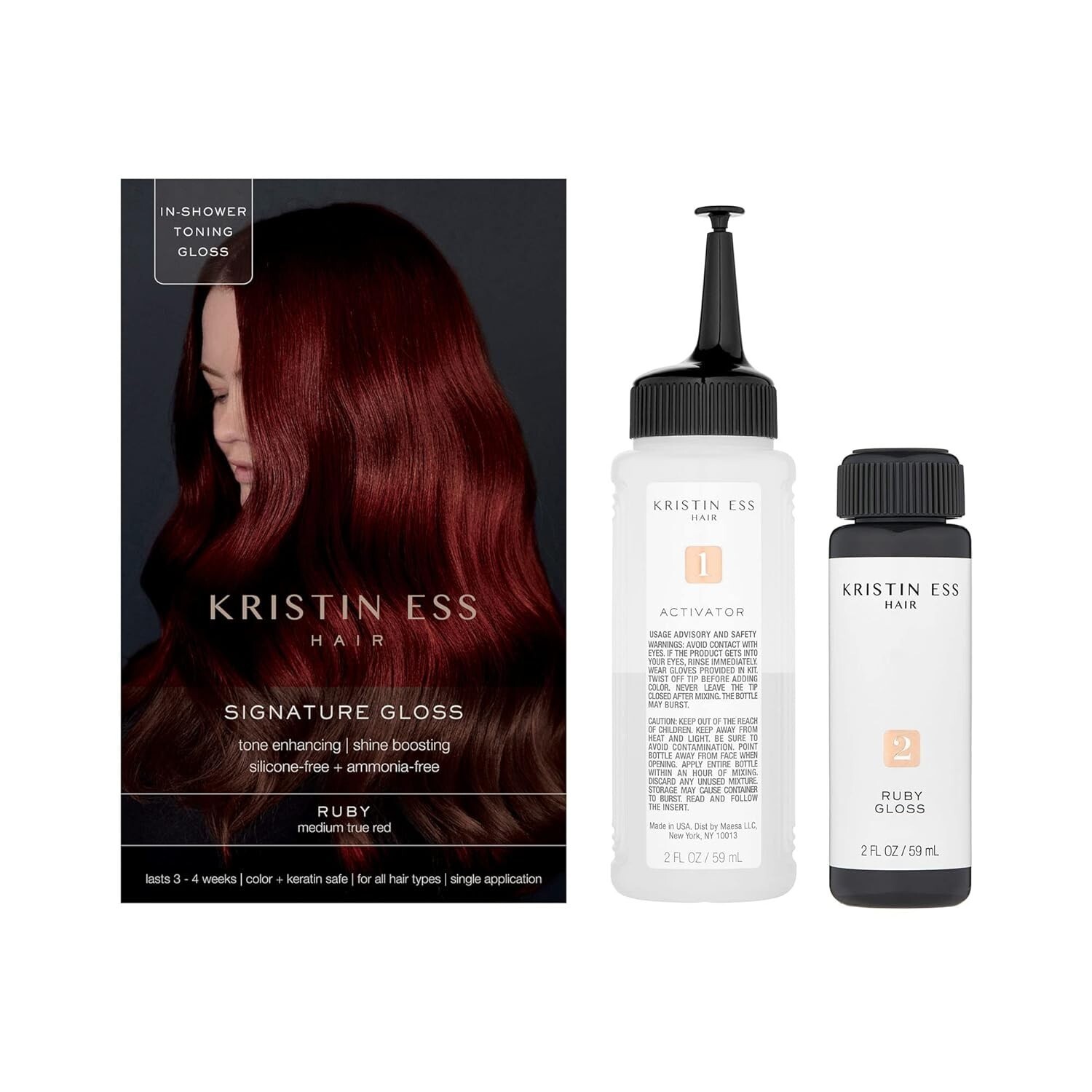 Kristin Ess In Shower Hair Toning Signature Gloss - RUBY - Medium True R... - $24.47