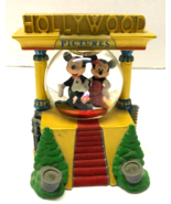 Disney MICKEY &amp; MINNIE Mouse At HOLLYWOOD Pictures Red Carpet Mini Snowg... - $40.70 CAD