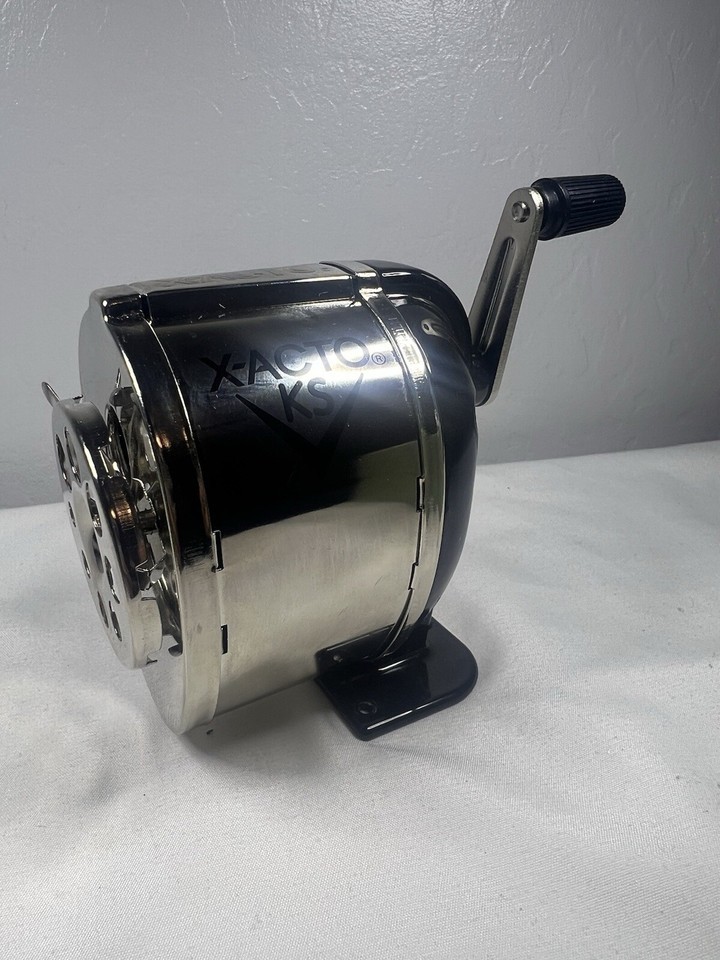 1031 KS Manual Classroom Pencil Sharpener, Counter/Wall-Mount, Black/Nic... - $11.95
