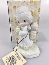 Precious Moments E-1380/G His Burden is Light NEW Box 80 Girl w Papoose  - £15.74 GBP