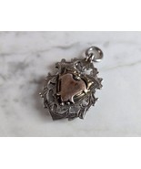 Antique English Sterling Silver Watch Fob Medal 9.7g E7512 - €120,36 EUR