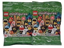 LEGO Collectible Minifigures #71029 Series 21 Limited Edition LOT OF 2 - £11.18 GBP