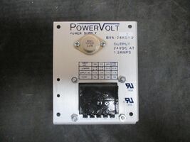 Powervolt BVA-24AS1.2 Power Supply, In 240VAC Out 24VDC At 1.2Amp - $24.50