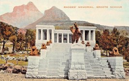 Cape Town South Africa~Rhodes MEMORIAL-GROOTE Schuur Postcard - £7.94 GBP