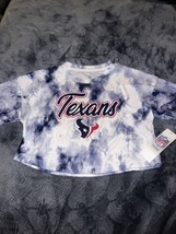 Team Apparel NFL Houston TEXANS Girls Dri Fit Half Shirt Size Small. Authentic.E - £11.72 GBP