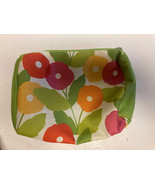 Clinique Makeup Bag Fruit Print Pomegranate Lime Pear Apple Travel Cosme... - $9.90