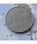 BELGIUM 1952 1 FRANC Coin - km142.1 - Scarce Authentic French Letters RA... - $5.47 CAD