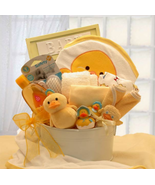 Bath Time Baby New Baby Basket-Yellow - baby bath set - new baby gift ba... - £34.71 GBP