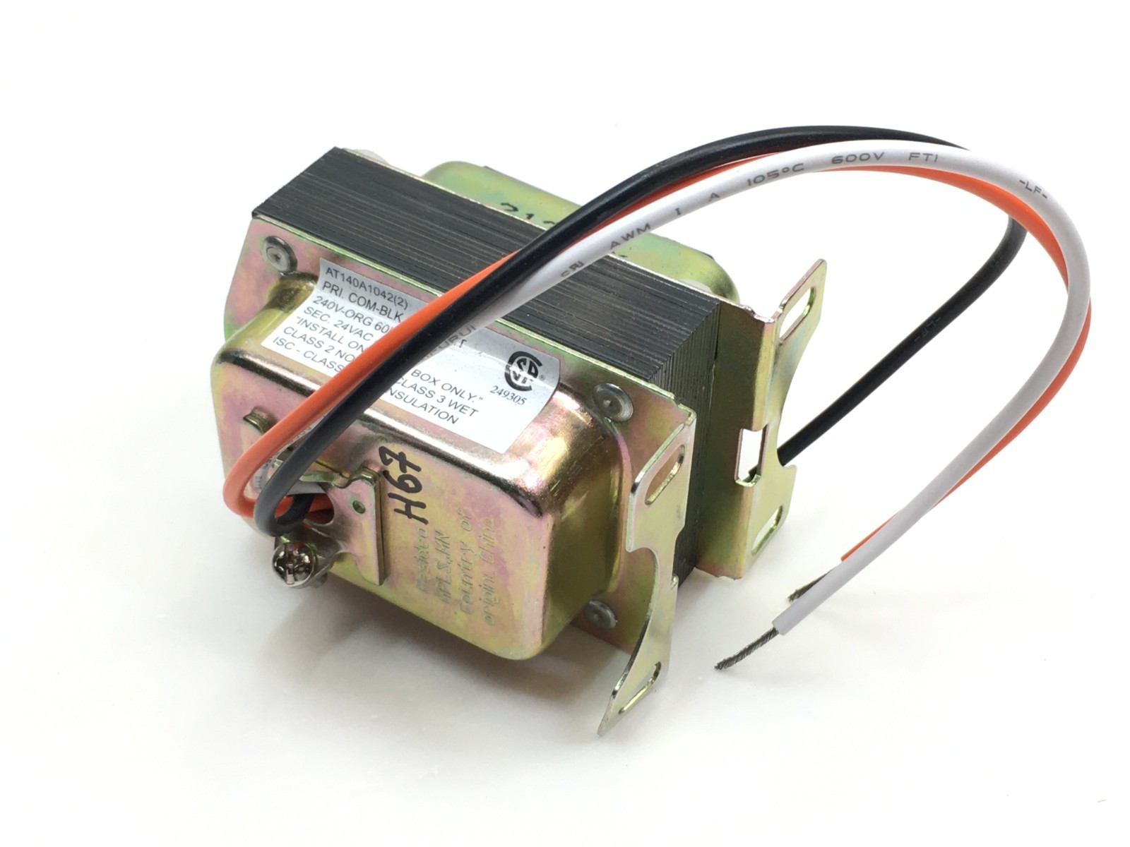 Honeywell Electrical Transformer AT140A 1042 24VAC 40VA open box #H67 - $19.90
