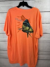 Huk Performance Fishing Orange Mahi Mahi T Shirt 3Xl Fish - £12.47 GBP