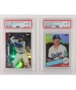 Lot De 2 PSA 10 Gemme MT 2020 Topps Kyle Lewis # 17,Gavin Lux #48 Baseba... - $174.27 CAD